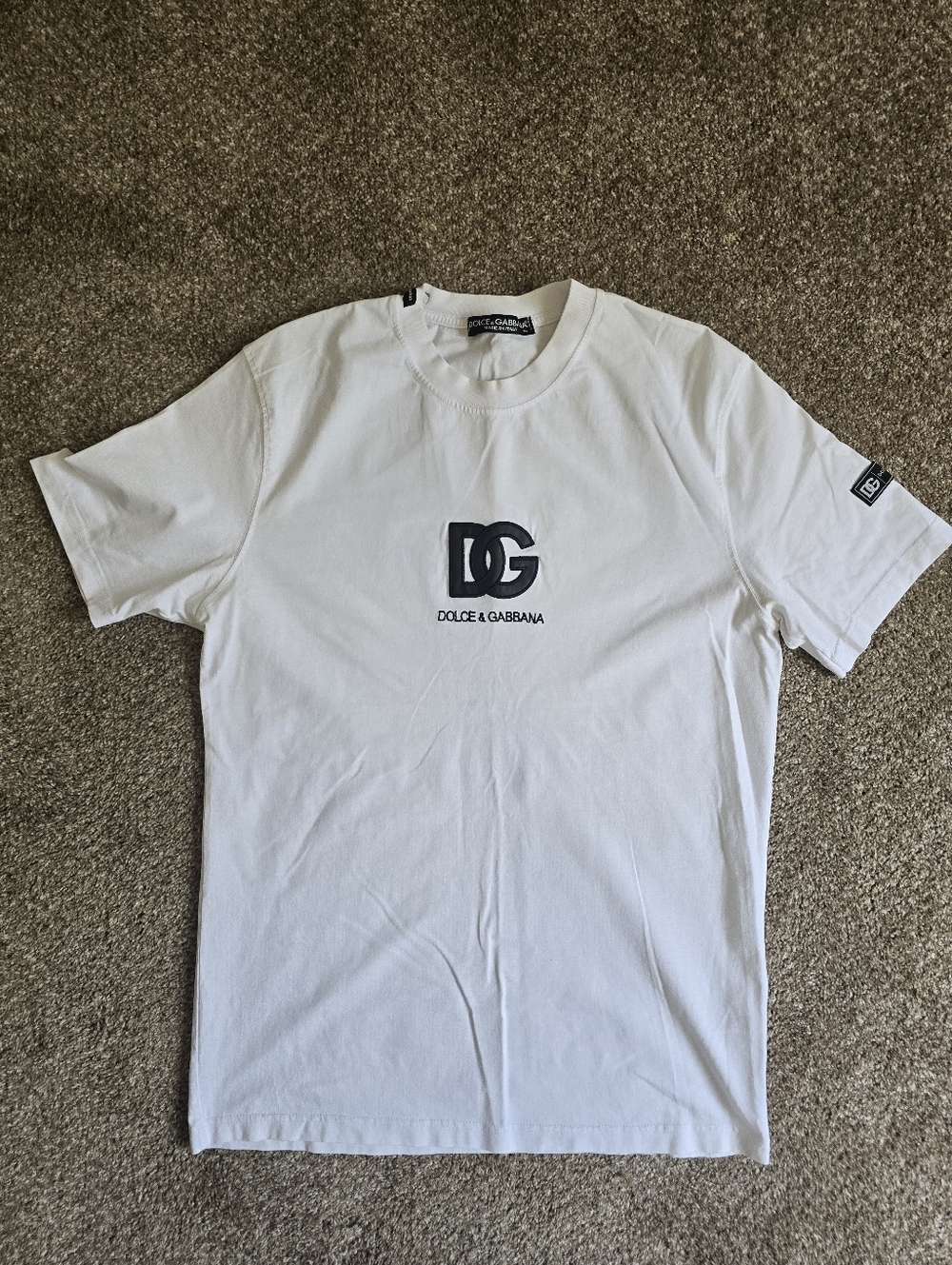Dolce & Gabbana White Logo Tee